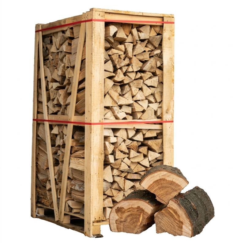 Lot 2 Palettes Bûches Chêne-Hêtre 50cm Économique