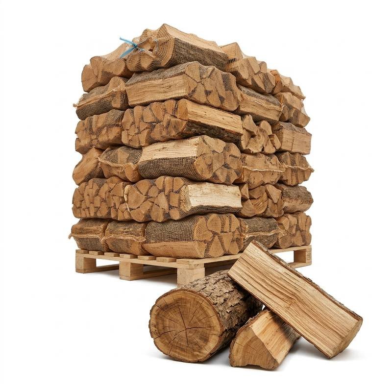 40 Filets Bûches 25kg Bois Dur 30cm Pas Cher