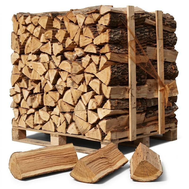 Lot 4 Palettes Chêne-Hêtre Bûches 40cm Meilleur Prix