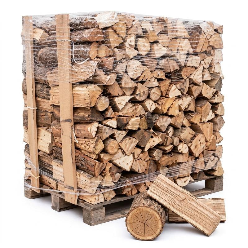 Lot 4 Palettes Chêne-Hêtre Bûches 50cm Prix Cassé