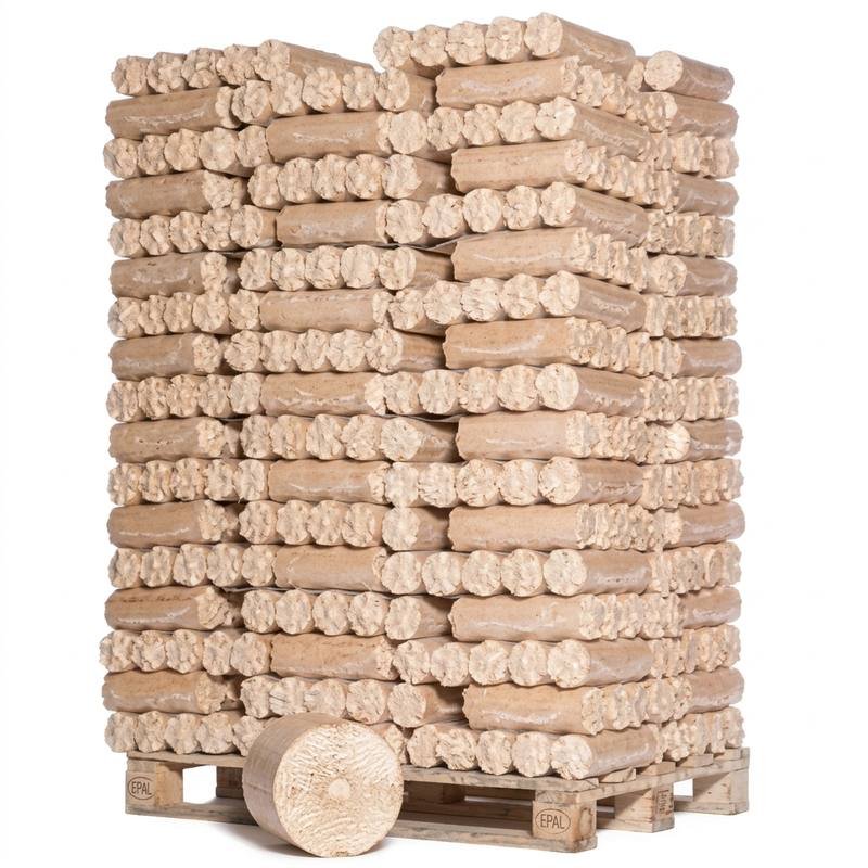 Bûches Densifiées 100% Résineux 960kg Prix Bas