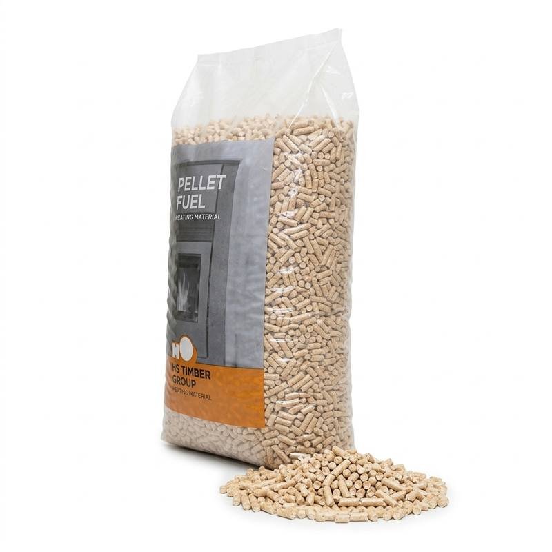 Pellets HS Timber 100% Résineux 66 Sacs Qualité Autrichienne