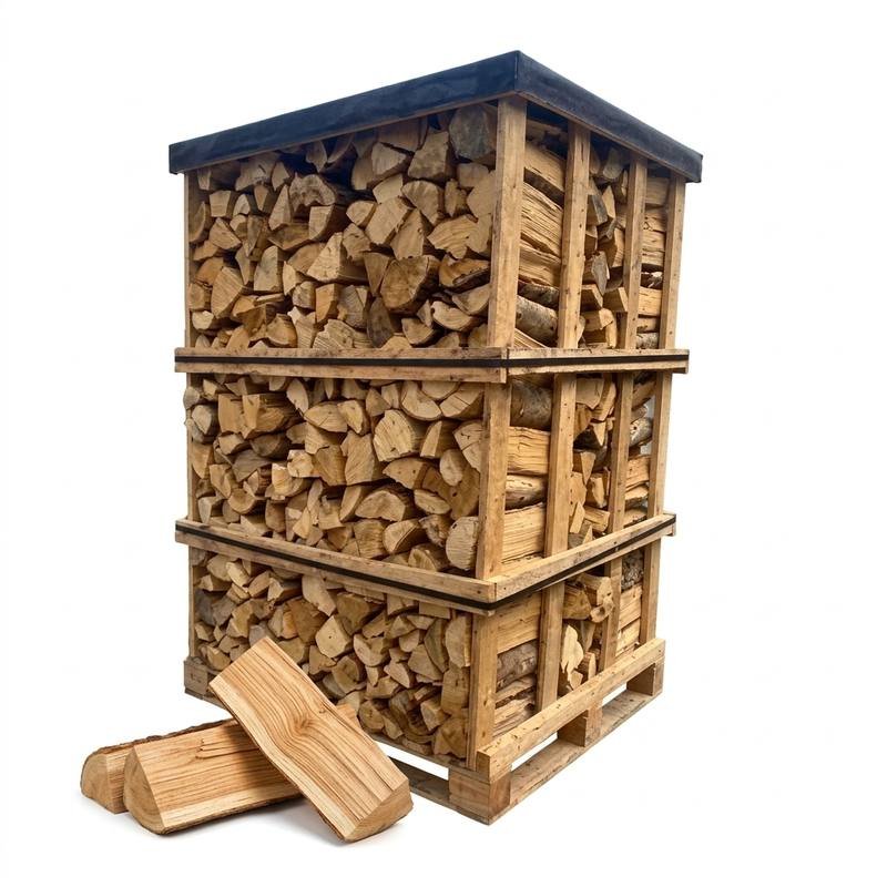 Palette 2 Stères Bûches 1m Feuillus Durs Prix Cassé