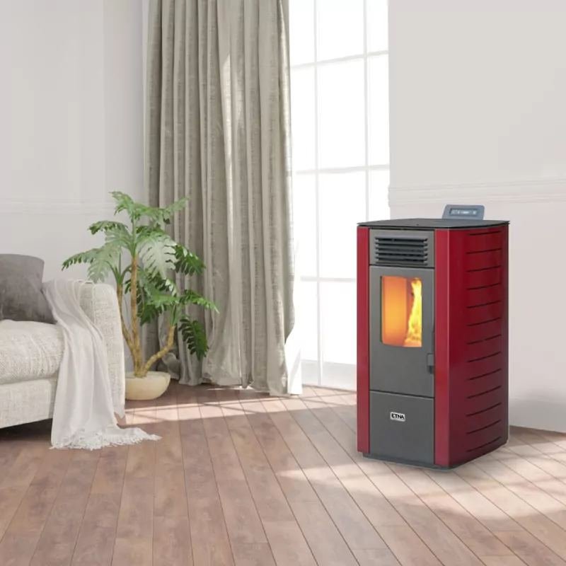 Poêle à granulés canalisable Nonza 10 kW – Chauffage 90 m² – Haut rendement >92 % – Autonomie 22 h